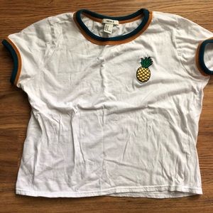 Pineapple Ringer Tee